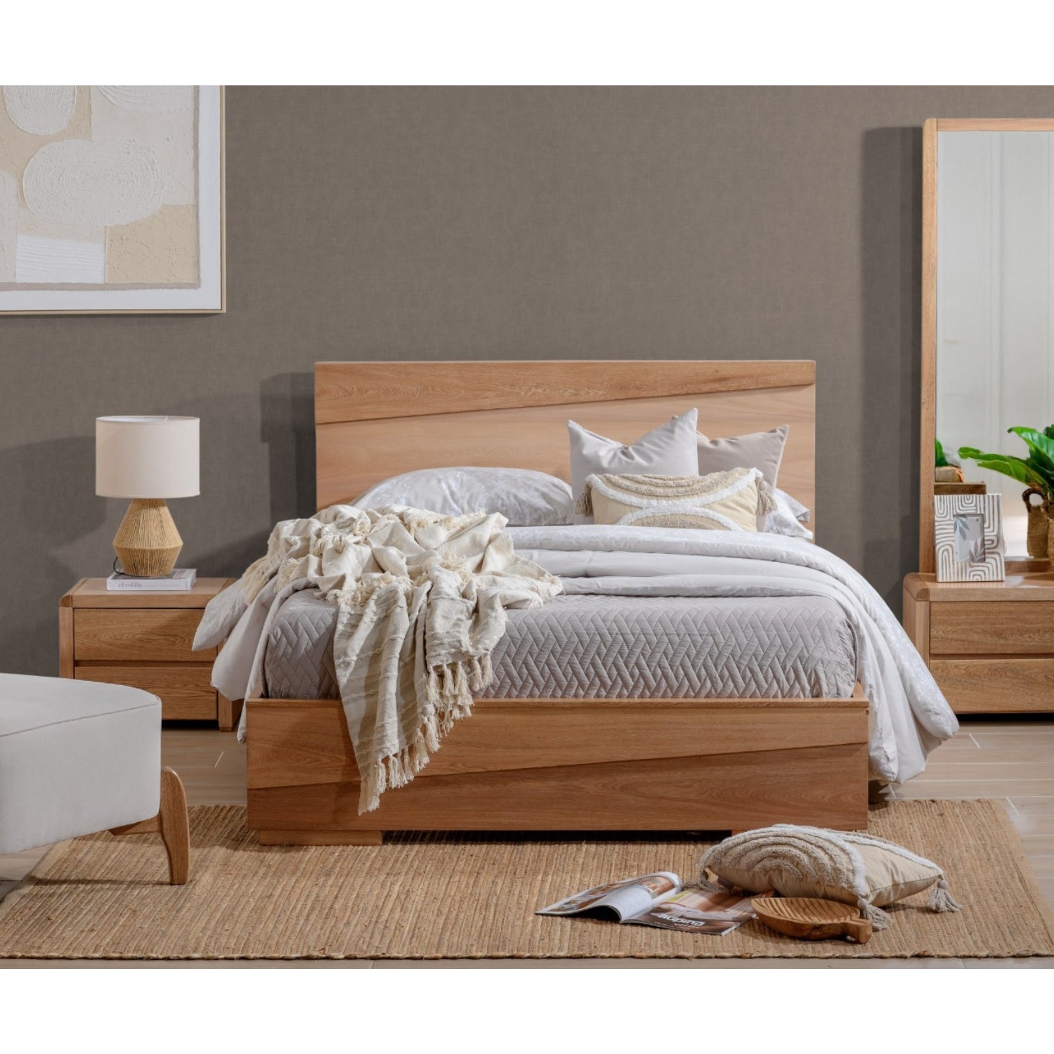 Cama Doble Daytona Natural