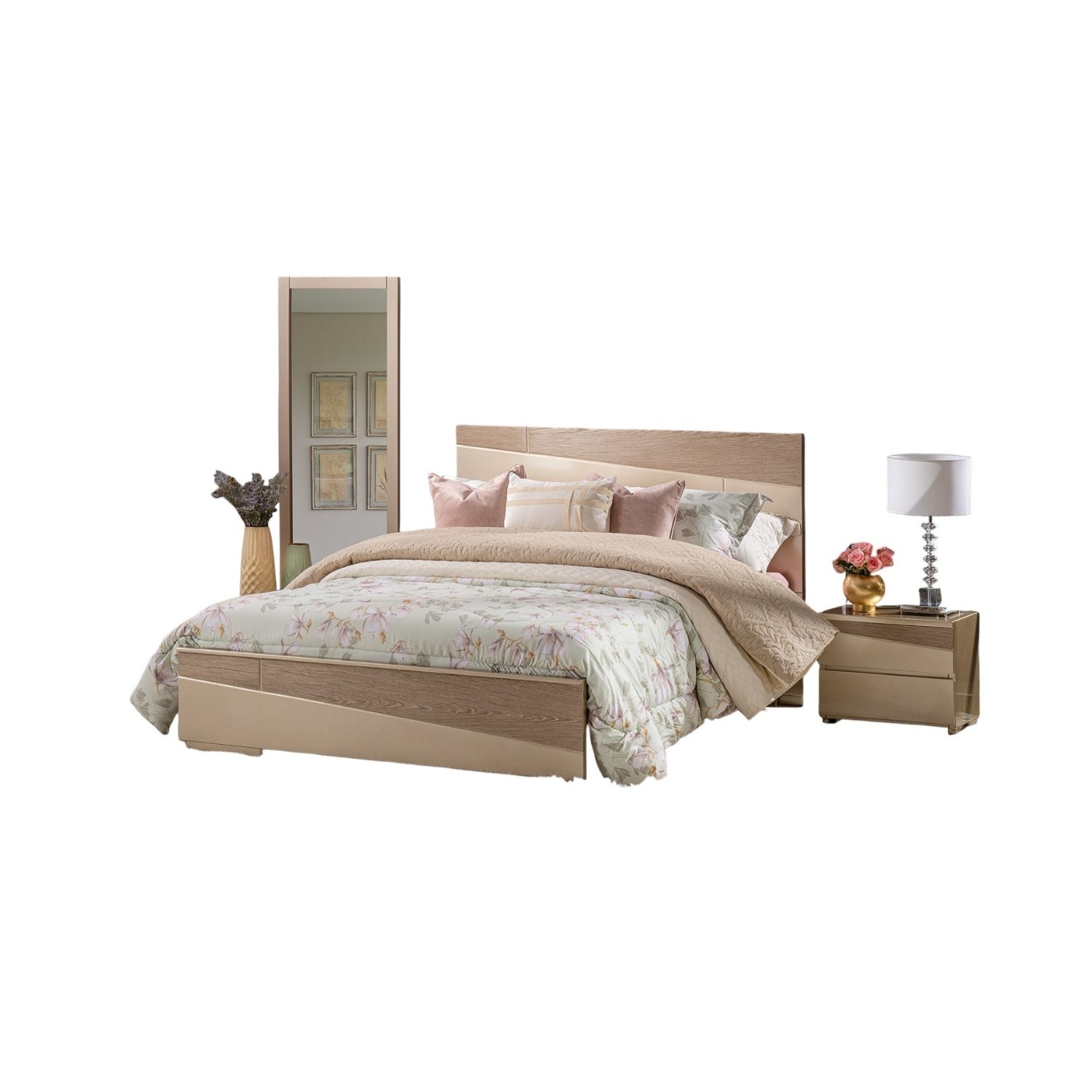 Alcoba Doble Daytona Champaña, Catedral Otoño