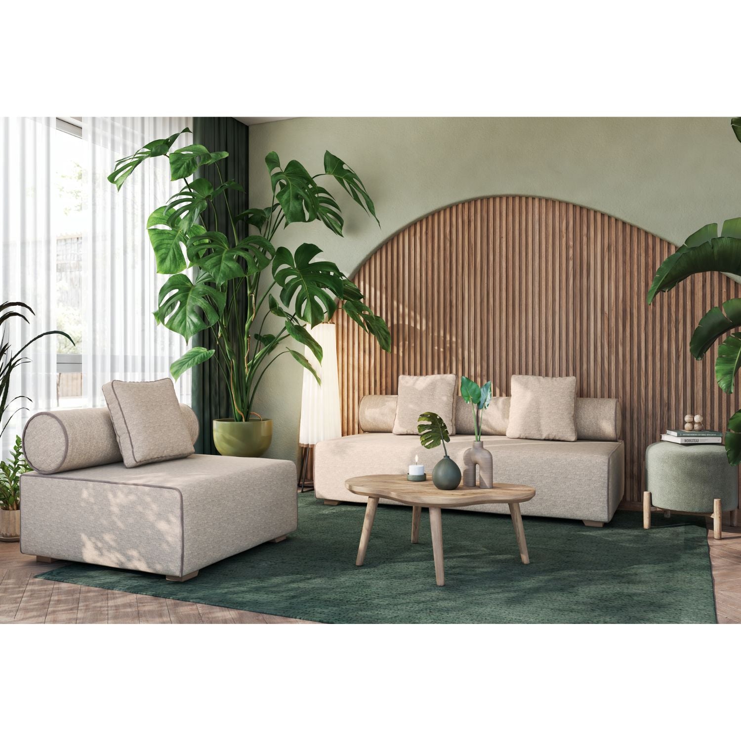 Sala Funcional Artica Marbella Marfil, Taupe