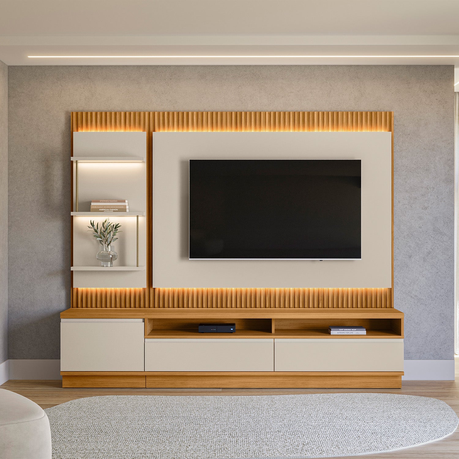 Centro de Entretenimiento Sao Paulo Natural, Off White 238X198X41