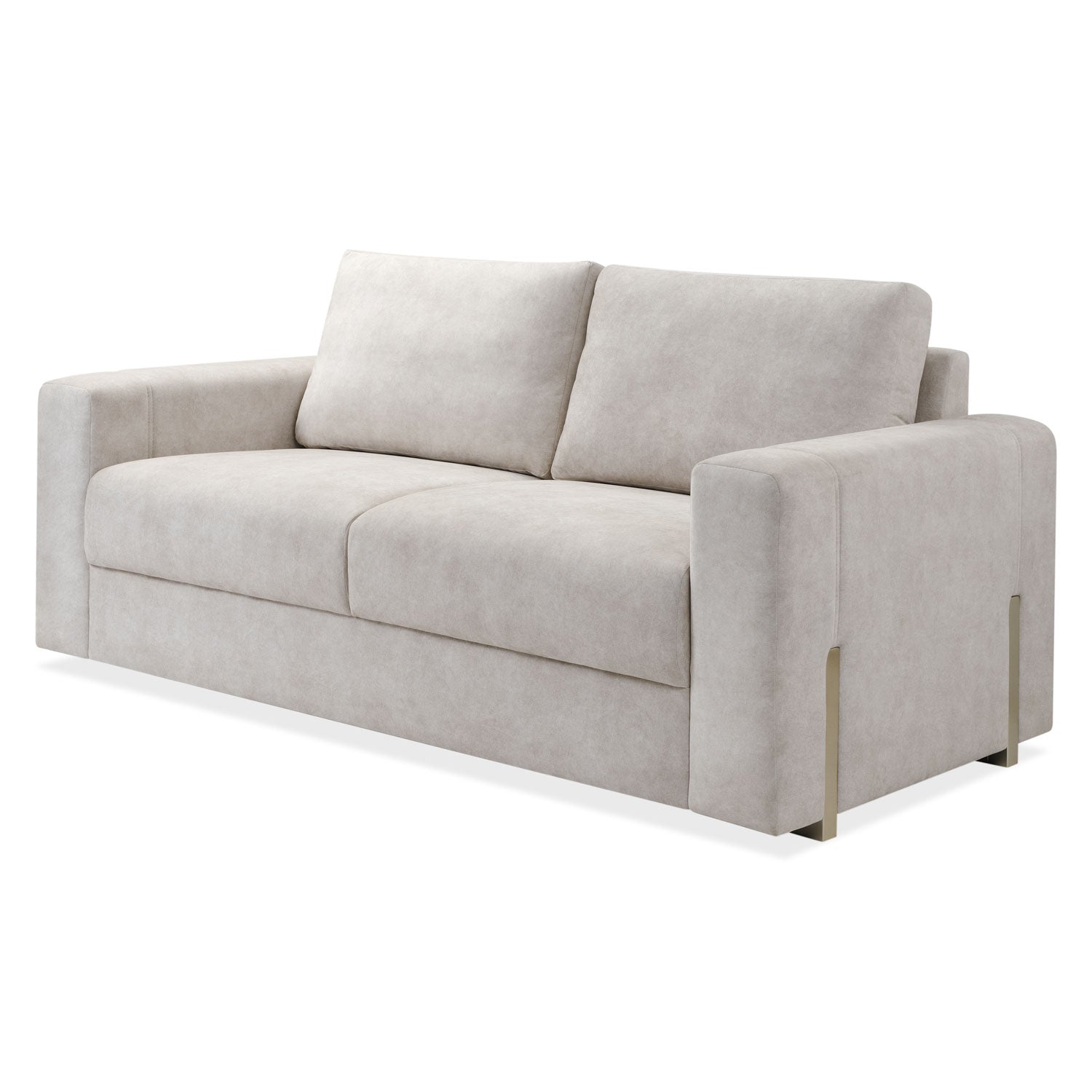 Sofá 3 Puestos Sevilla  Velvet Zarem Ivory, Champaña