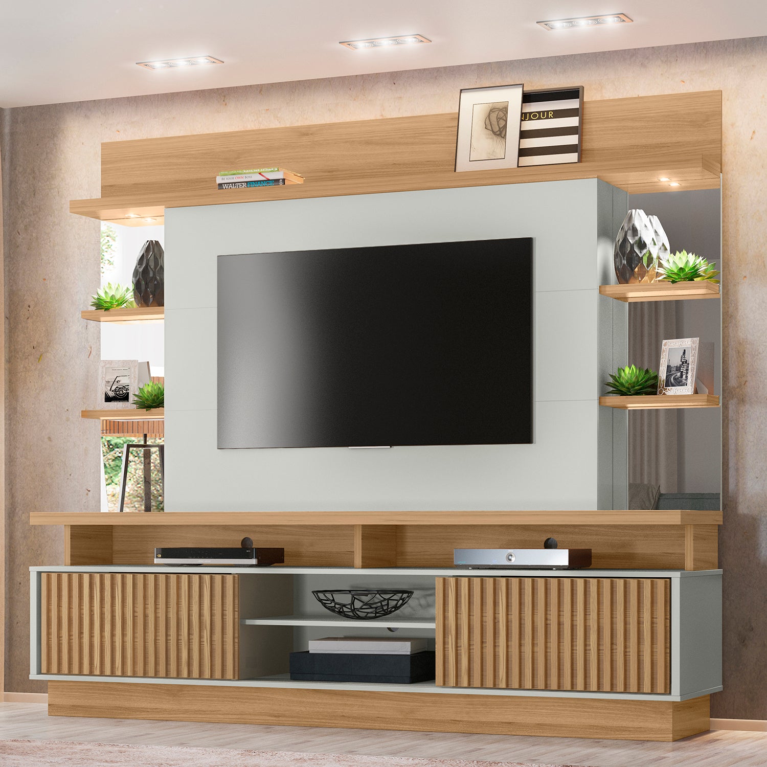 Centro de Entretenimiento Salvador Natural, Beige 218X193X45*