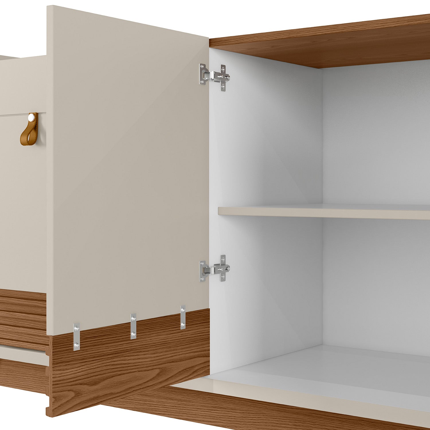 Bifé 160X88X43 Marcus Natural, Of White*