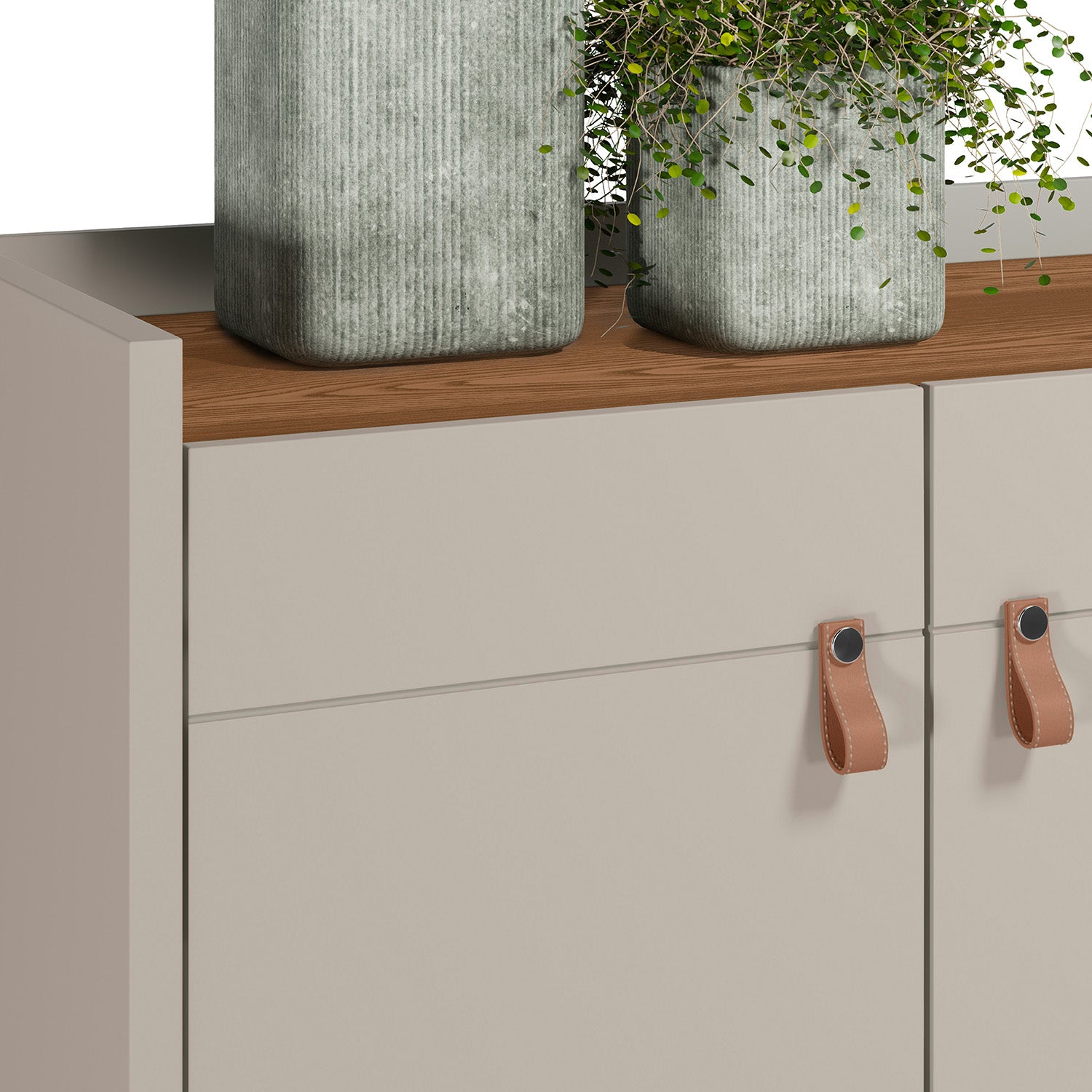 Bifé 160X88X43 Marcus Natural, Of White*