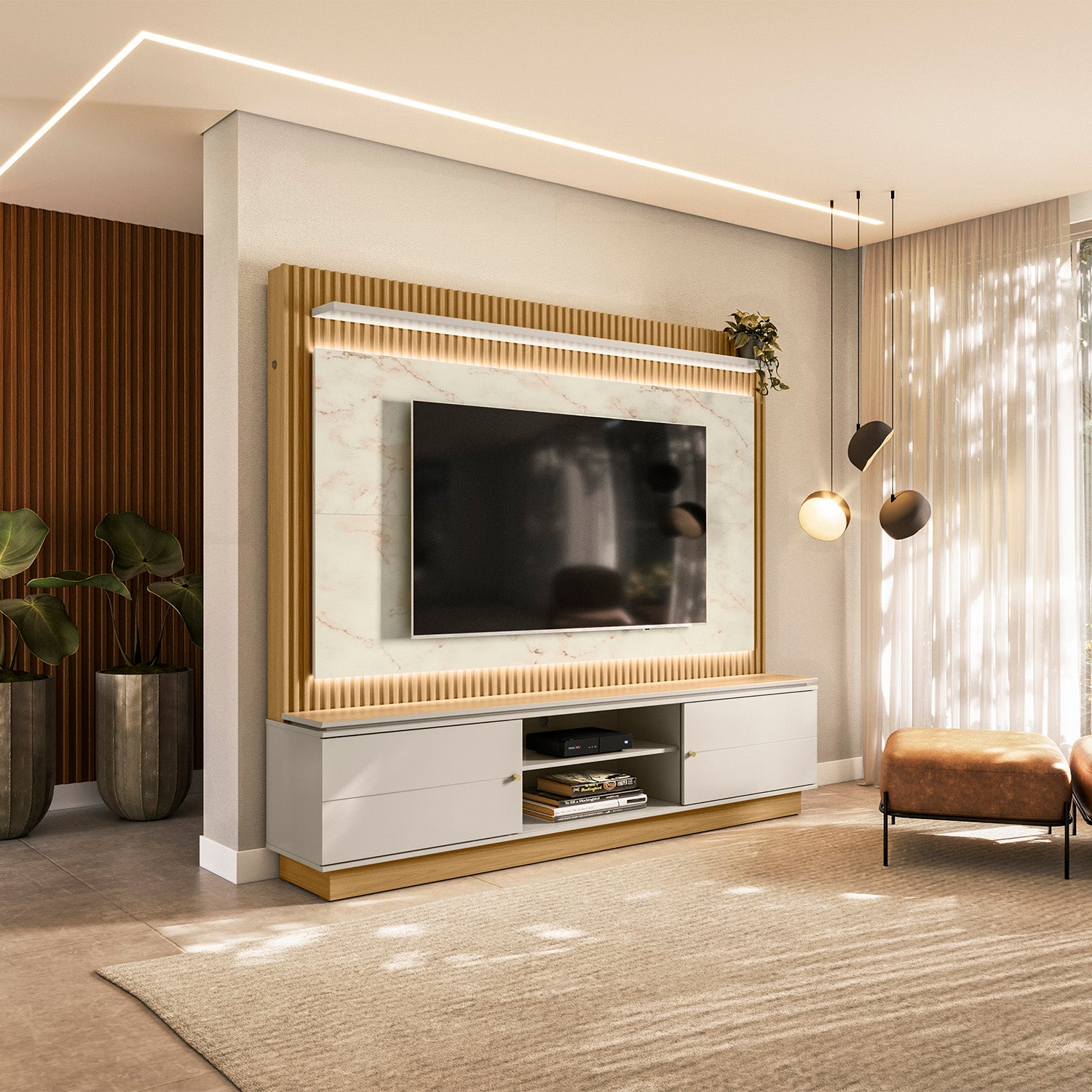 Centro De Entretenimiento Ted Natural, Off White 215X191