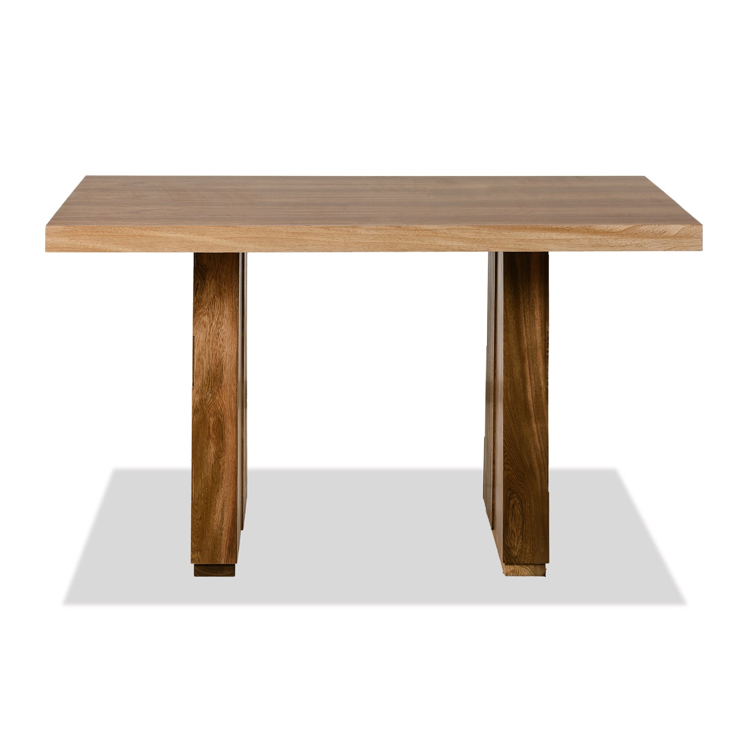 Comedor 4 Puestos Denver Microfibra Arena, Natural