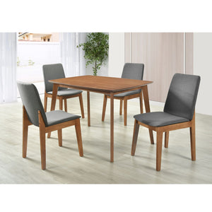 Comedor 4 Puestos Albi Gris Plomo