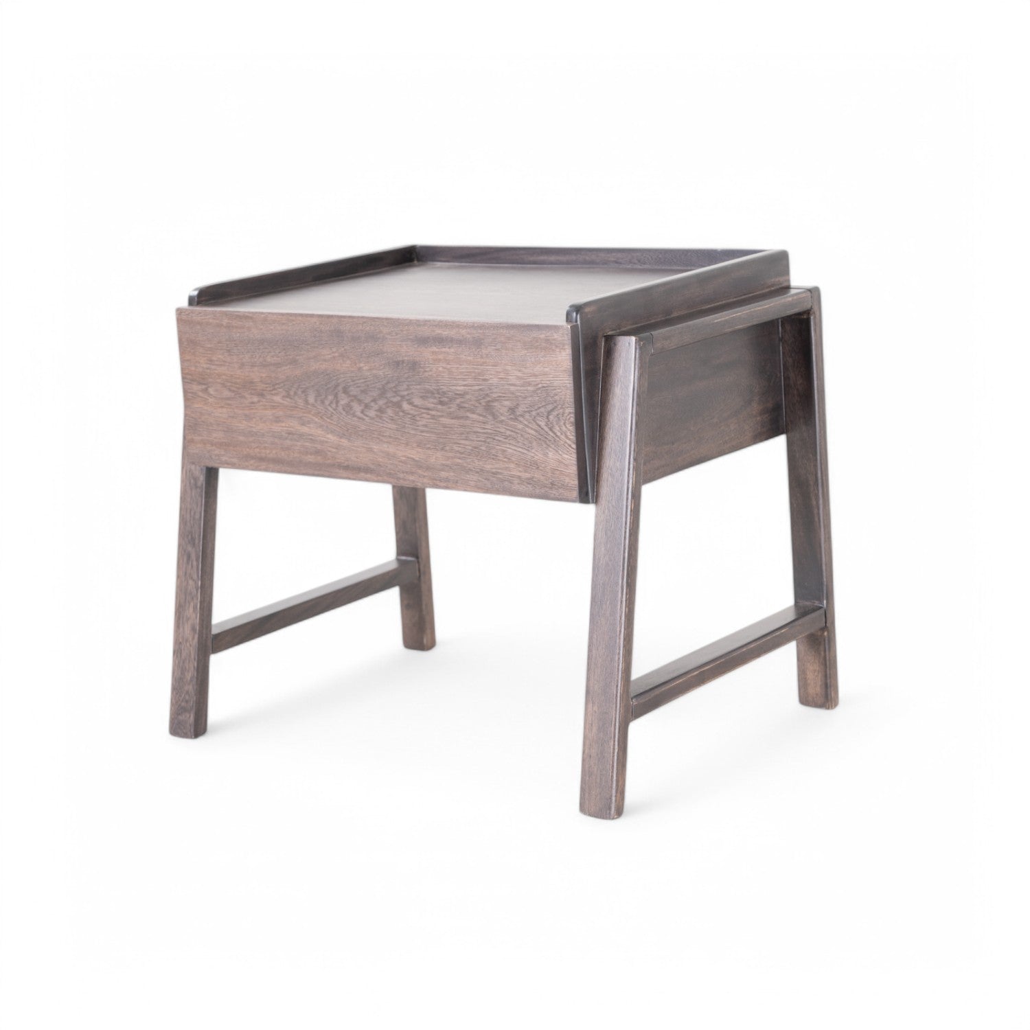 Mesa de Noche Alky Roble, Negro