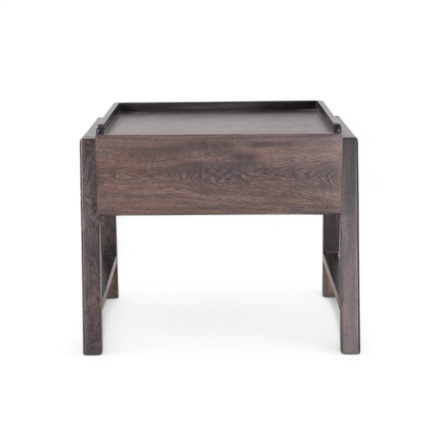 Mesa de Noche Alky Roble, Negro