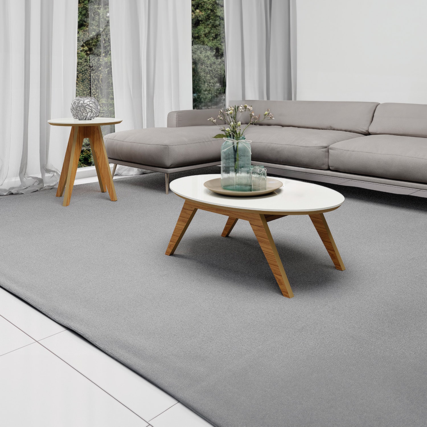 Mesa De Centro Lexus Natural, Off White