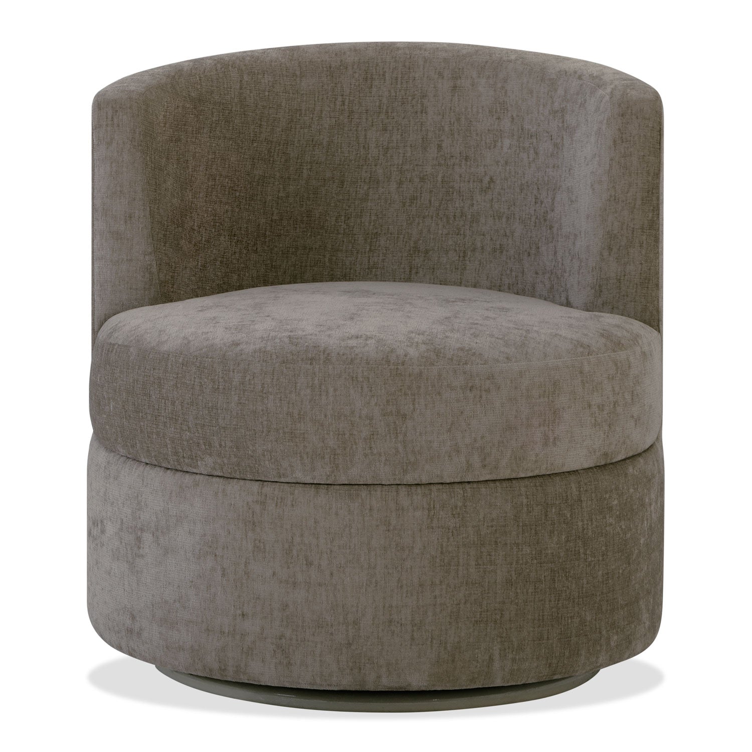Poltrona Bonn Chenille Aiona Taupe, Giratoria