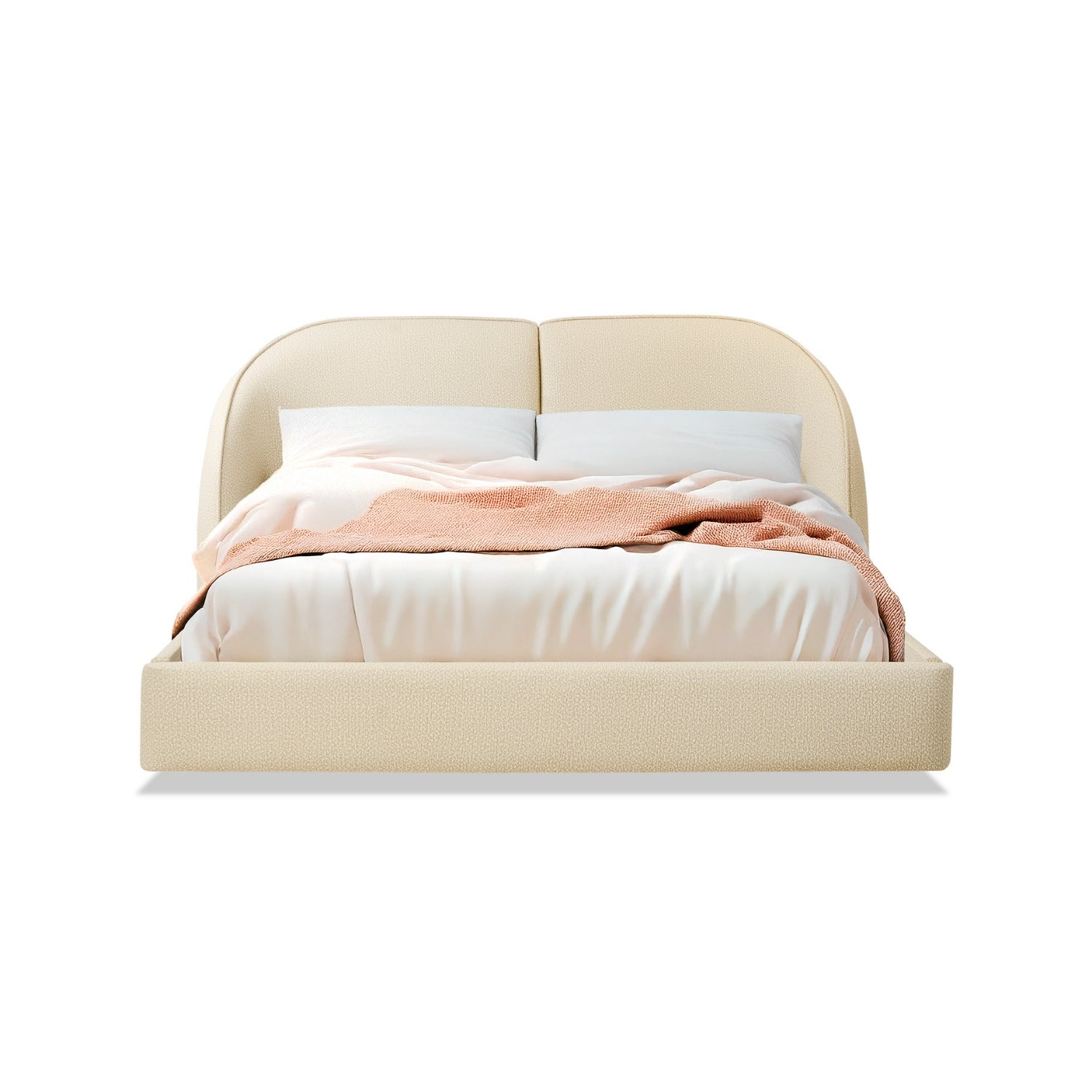 Cama Queen Sienna Eurolino Boucle Arena