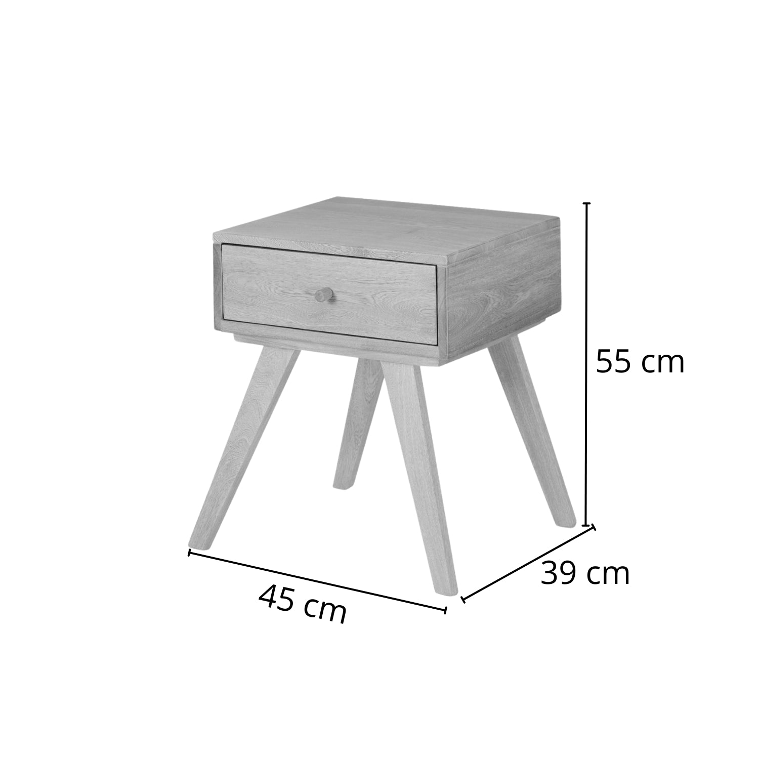 Mesa de Noche Nepal Natural
