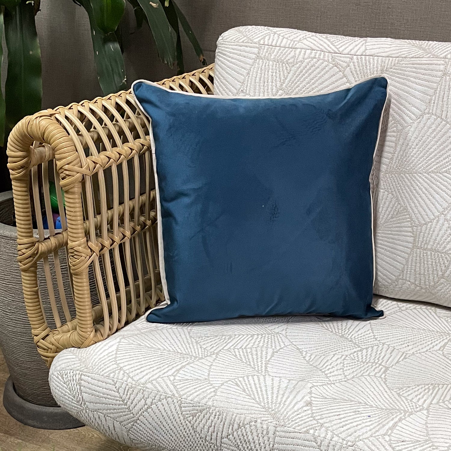 Cojin 45X45 Niagara Zafiro, Taupe Embone