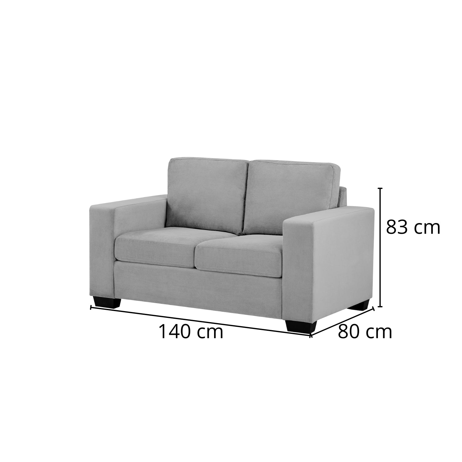 Sofa Cama Porto Microfibra Gris