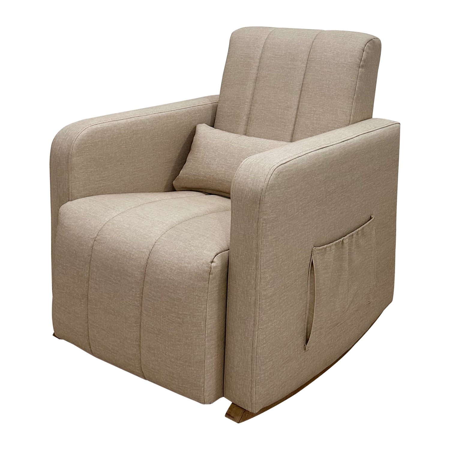 Poltrona Mecedora Clio Eurolino Marbella Marfil, Natural