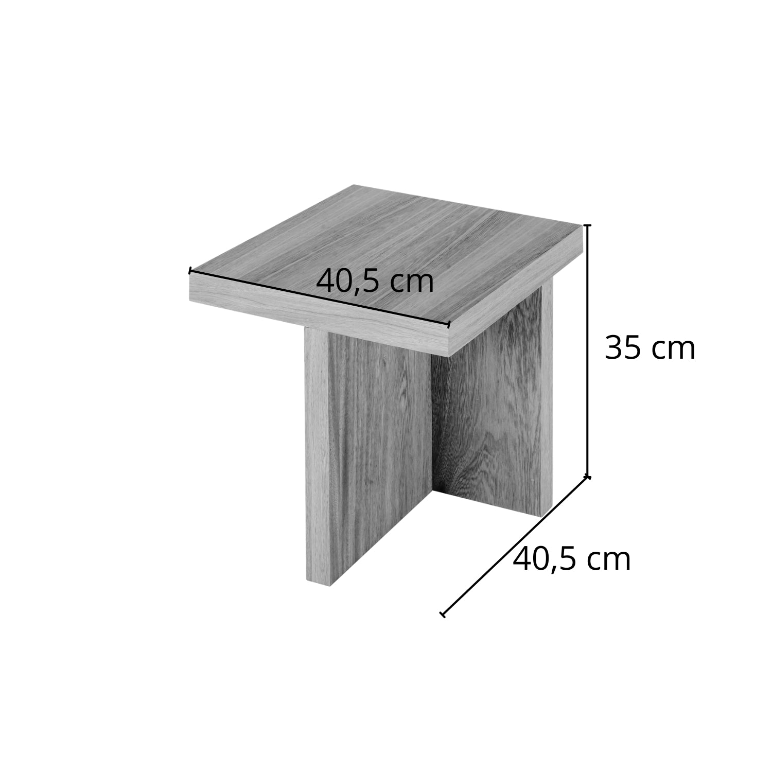 Mesa De Centro Montana Natural Cuadrada