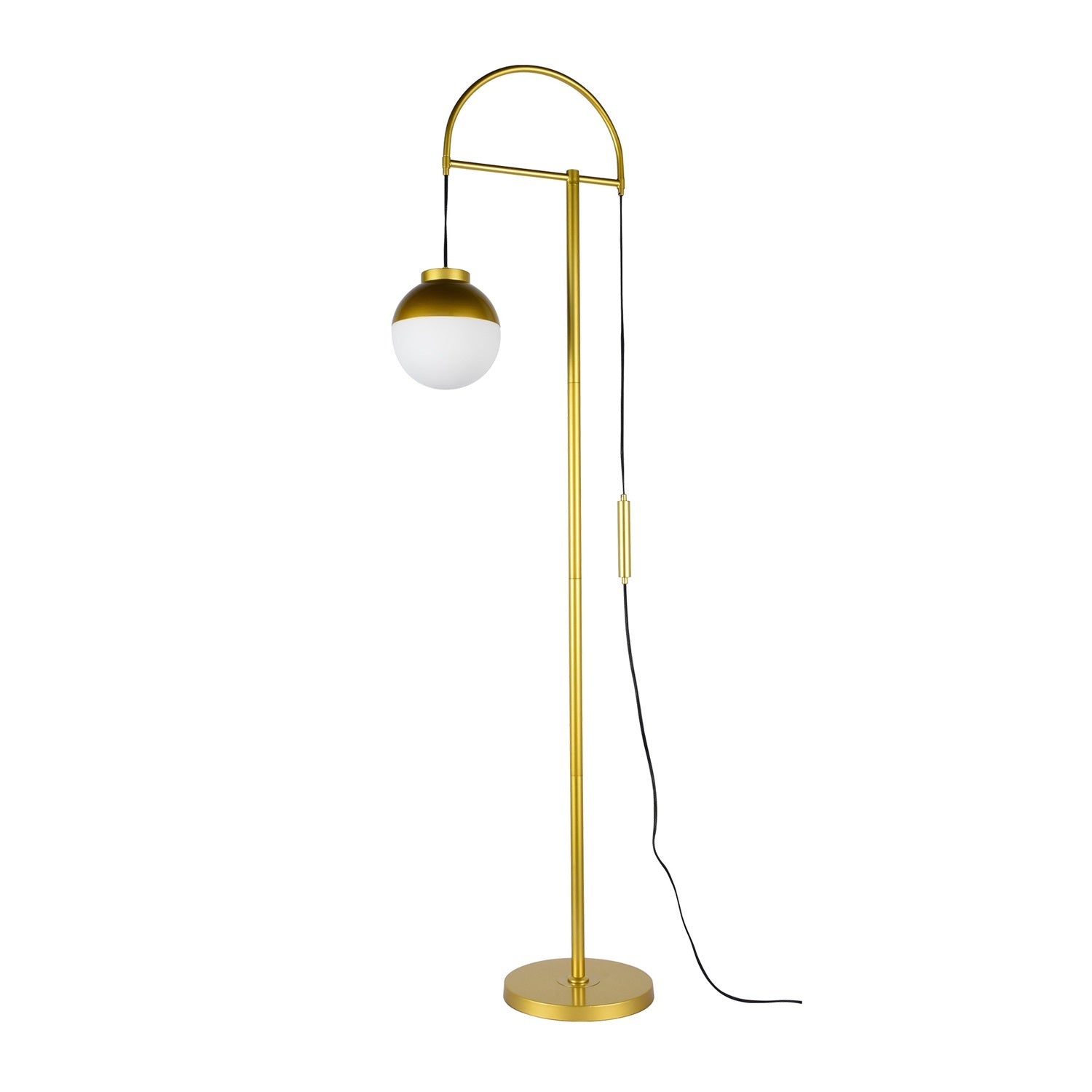 Lampara De Pie  74X90X Dorado Bruna