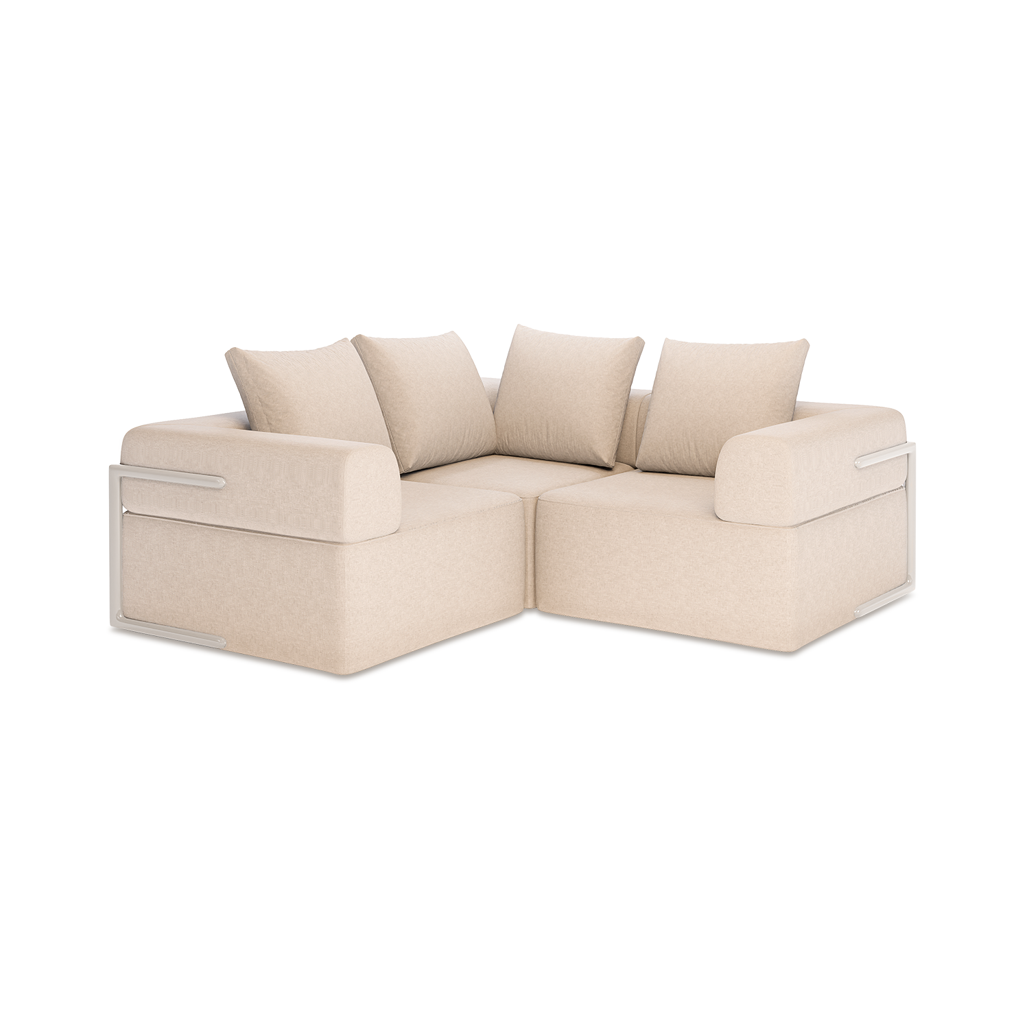 Sala Funcional Kanon Lino Touch Almendra, Off White