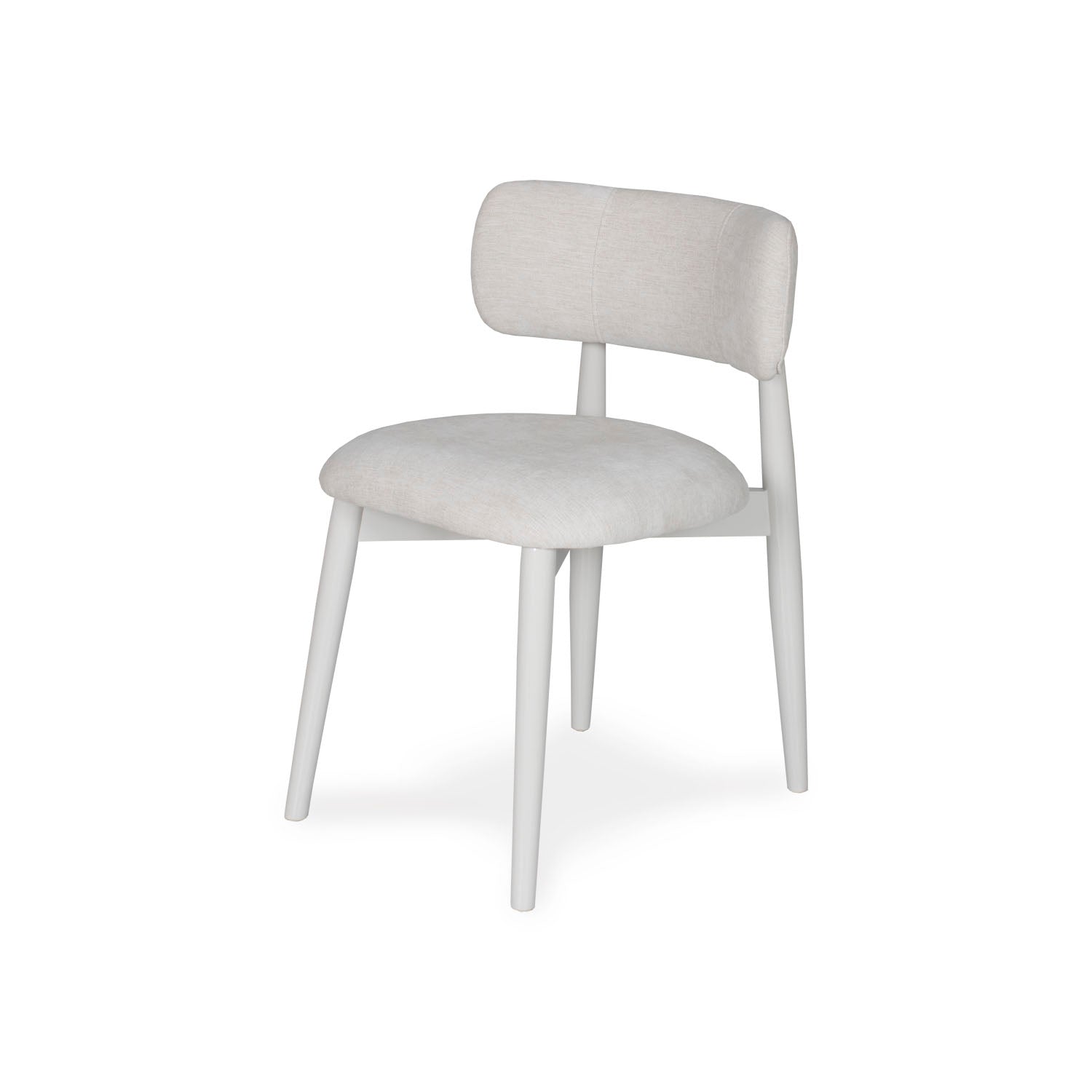 Comedor 4 Puestos Filip Lino Touch Almendra, Off White, Marmolizado