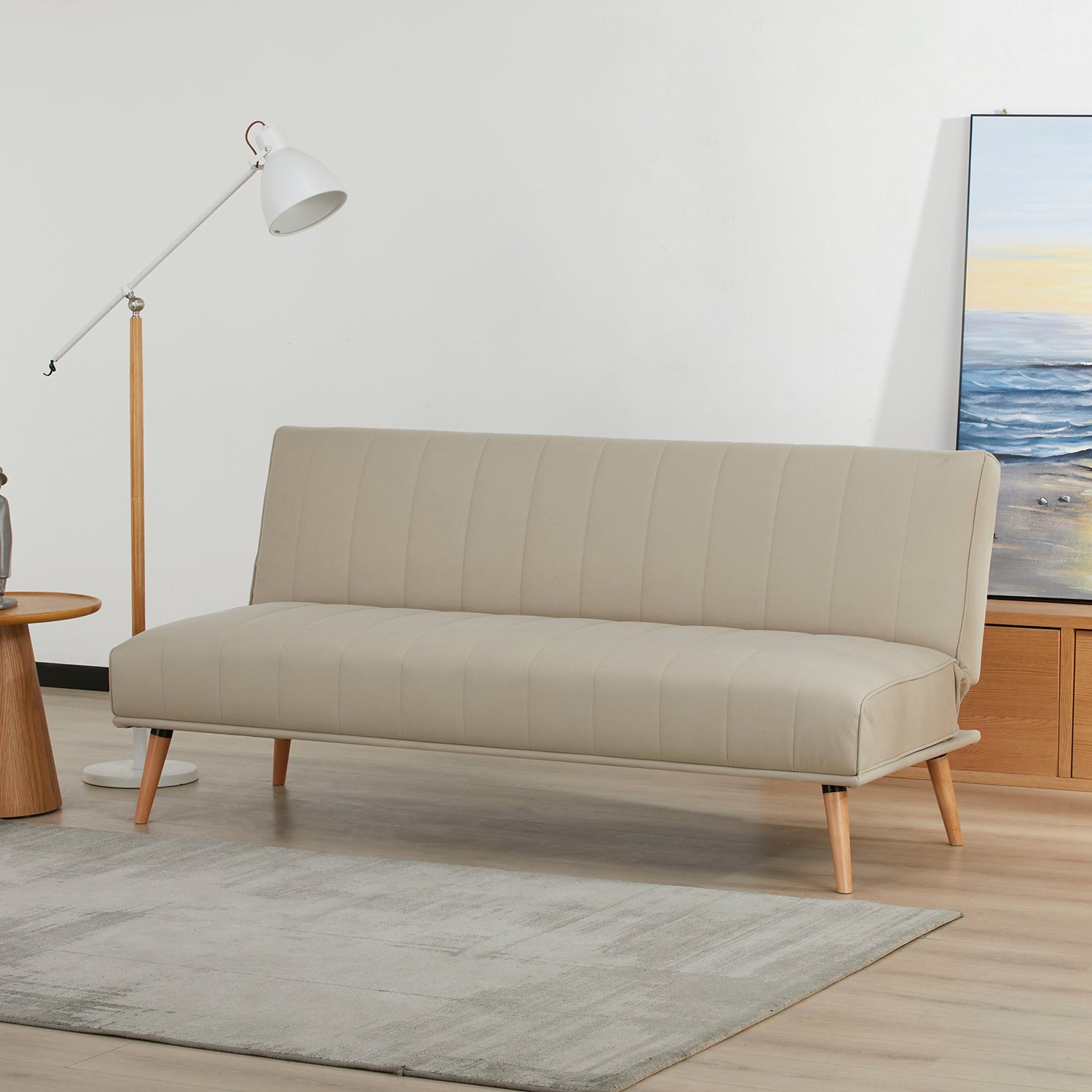 Sofá Cama Denzel Velvet Beige