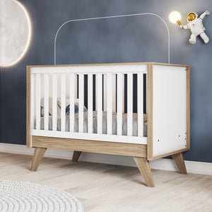 Cuna Para Bebé Buxy Blanco, Natural