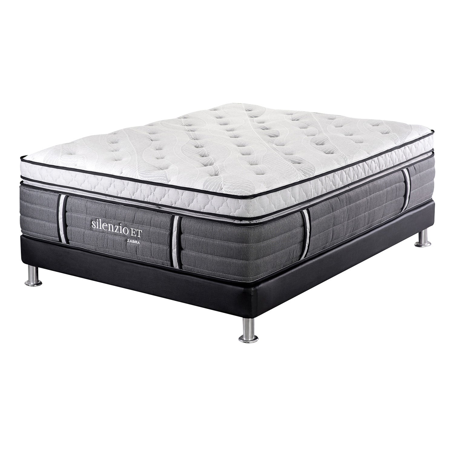 Colchón King Silenzio Euro Top (Garantia 25 años)