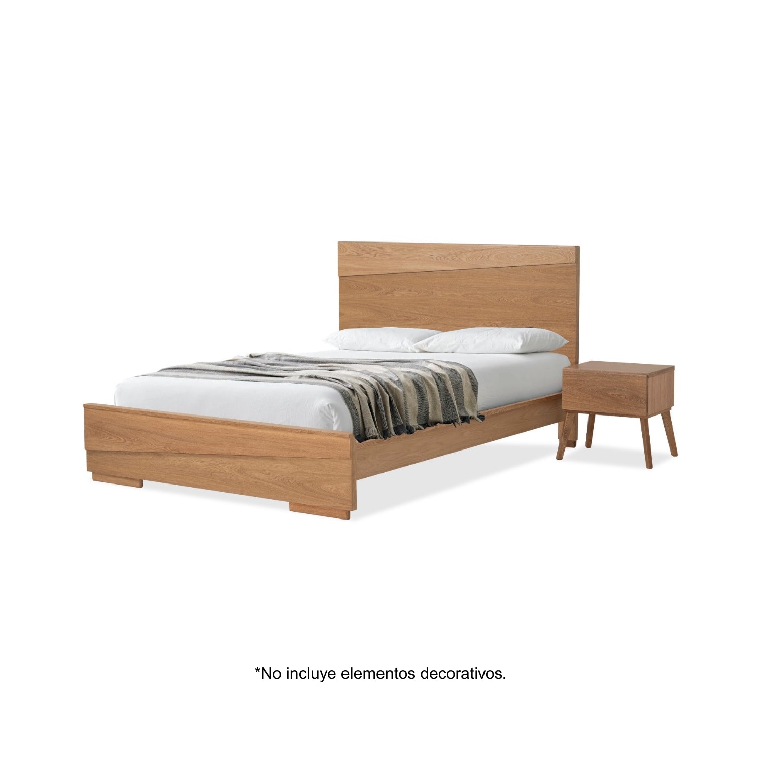 Cama Doble Daytona Natural