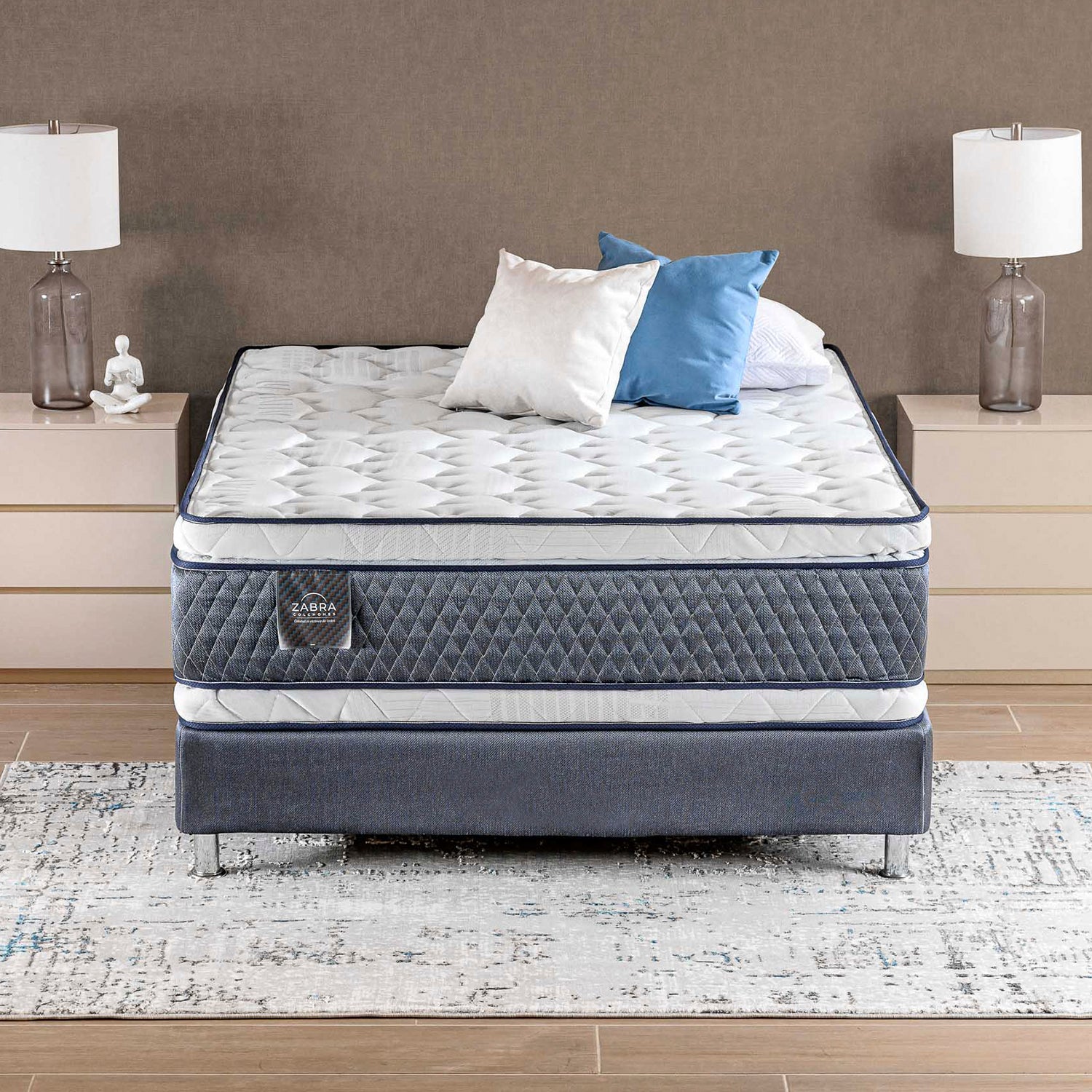 Colchón Queen Dinamic Doble Euro Top (Garantia 10 Años)