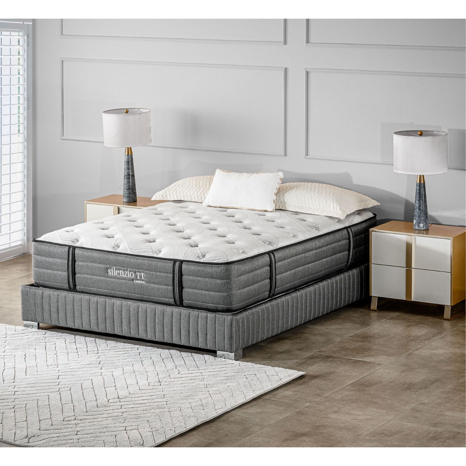 Colchón Semi Doble Silenzio Tight Top (Garantia 25 años)