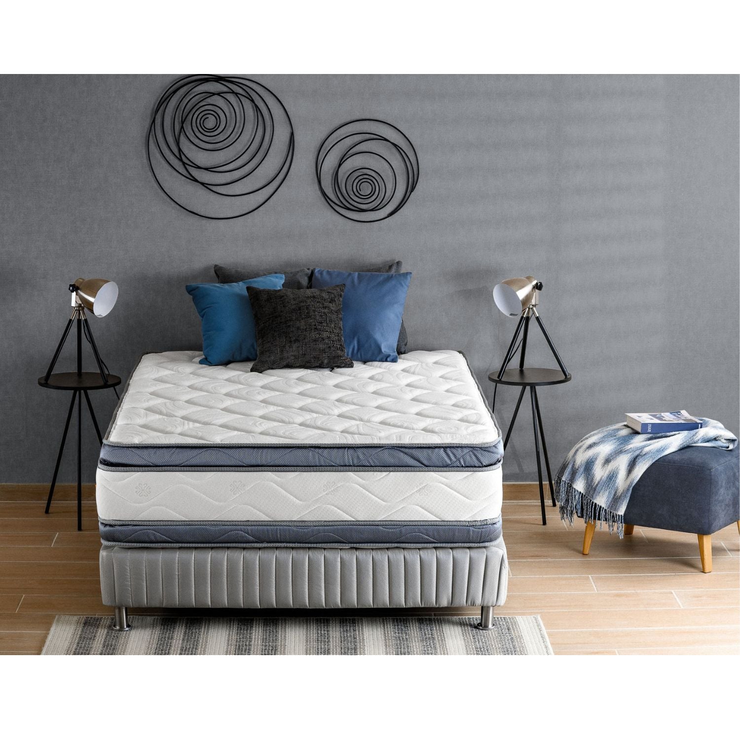 Colchón King Renacer Doble Pillow Top