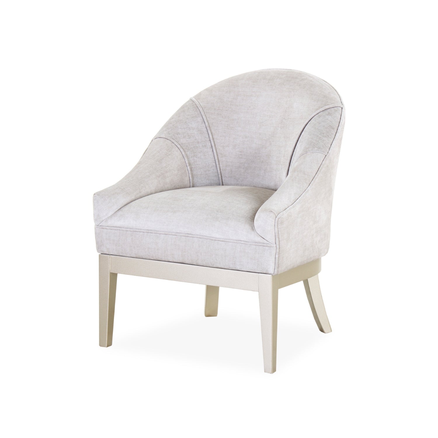 Poltrona Vivaldi Velvet Marmol, Champaña Premium