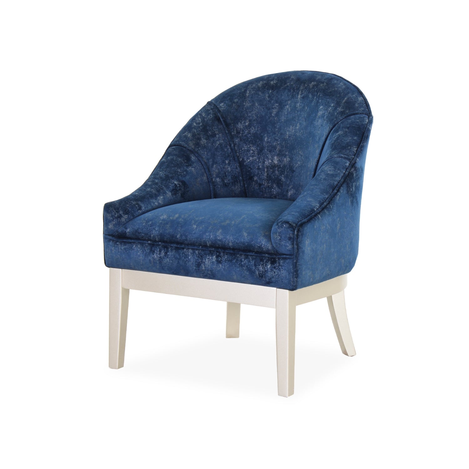Poltrona Vivaldi Chenille Navy, Champaña Premium