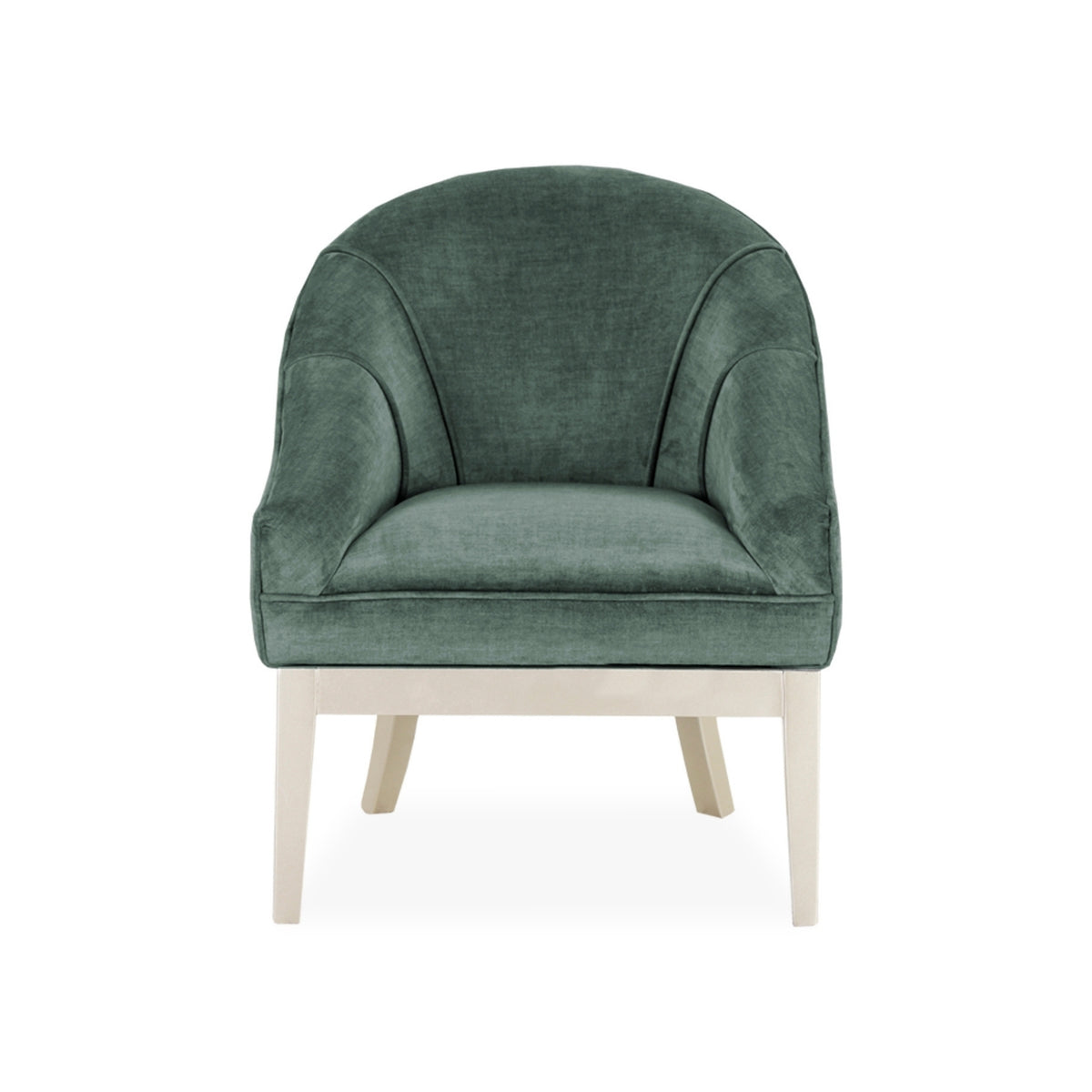 Poltrona Vivaldi Velvet Verde, Champaña Premium