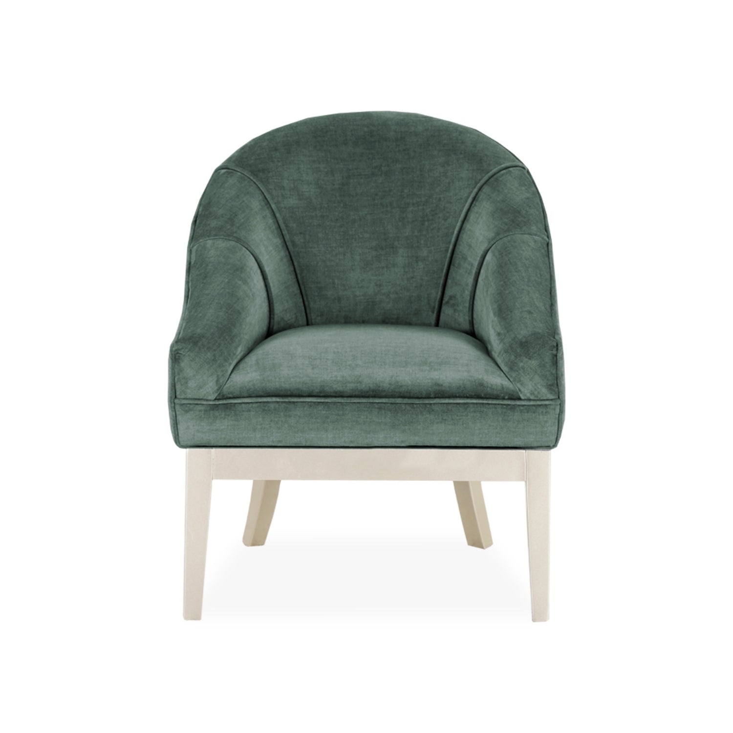 Poltrona Vivaldi Velvet Verde, Champaña Premium