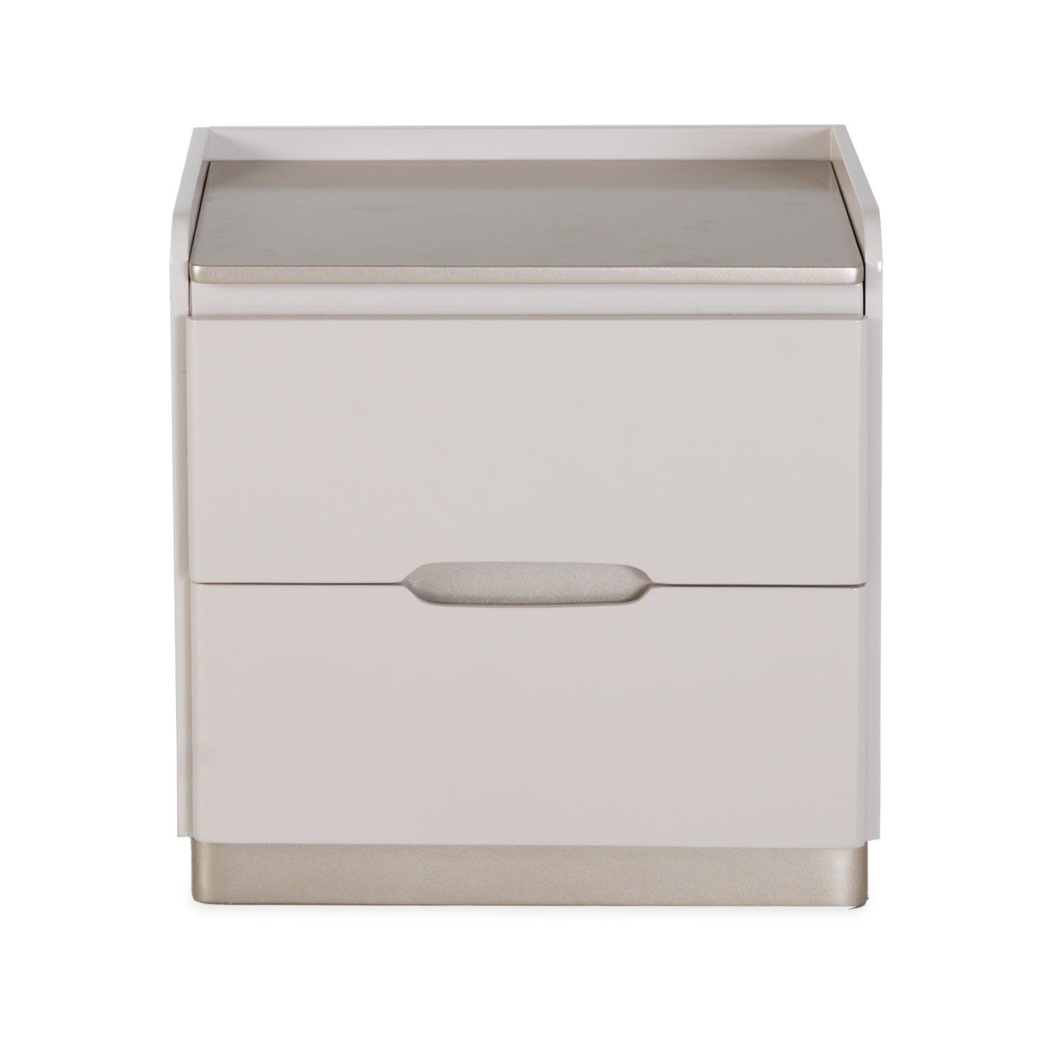 Mesa De Noche Nahim Greige, Champaña