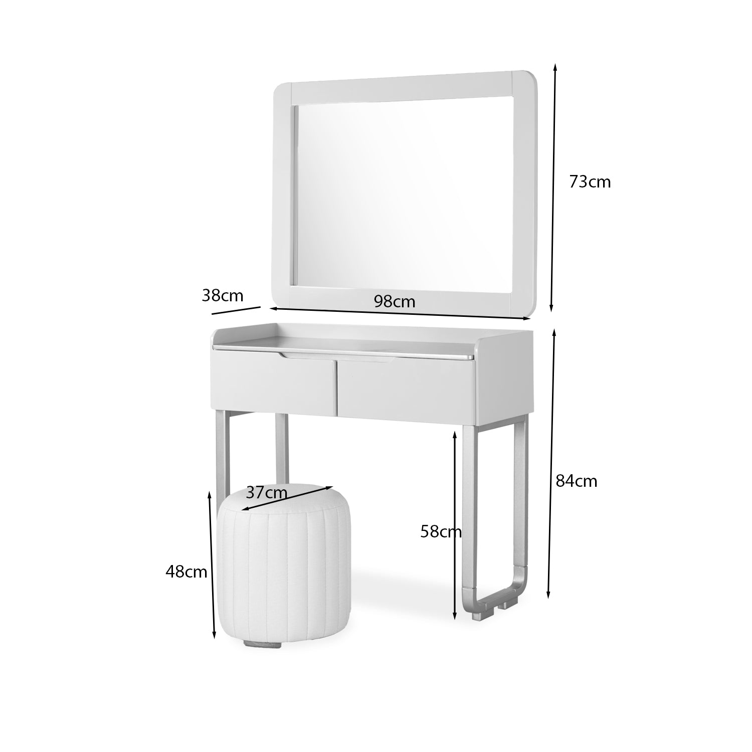 Tocador Nahim Greige, Champaña