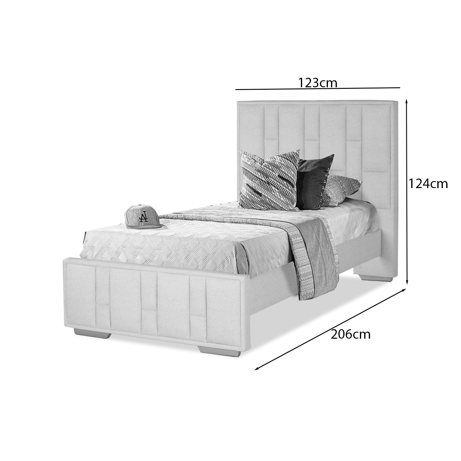 Cama 1.00 Thymon Eurolino Marfil