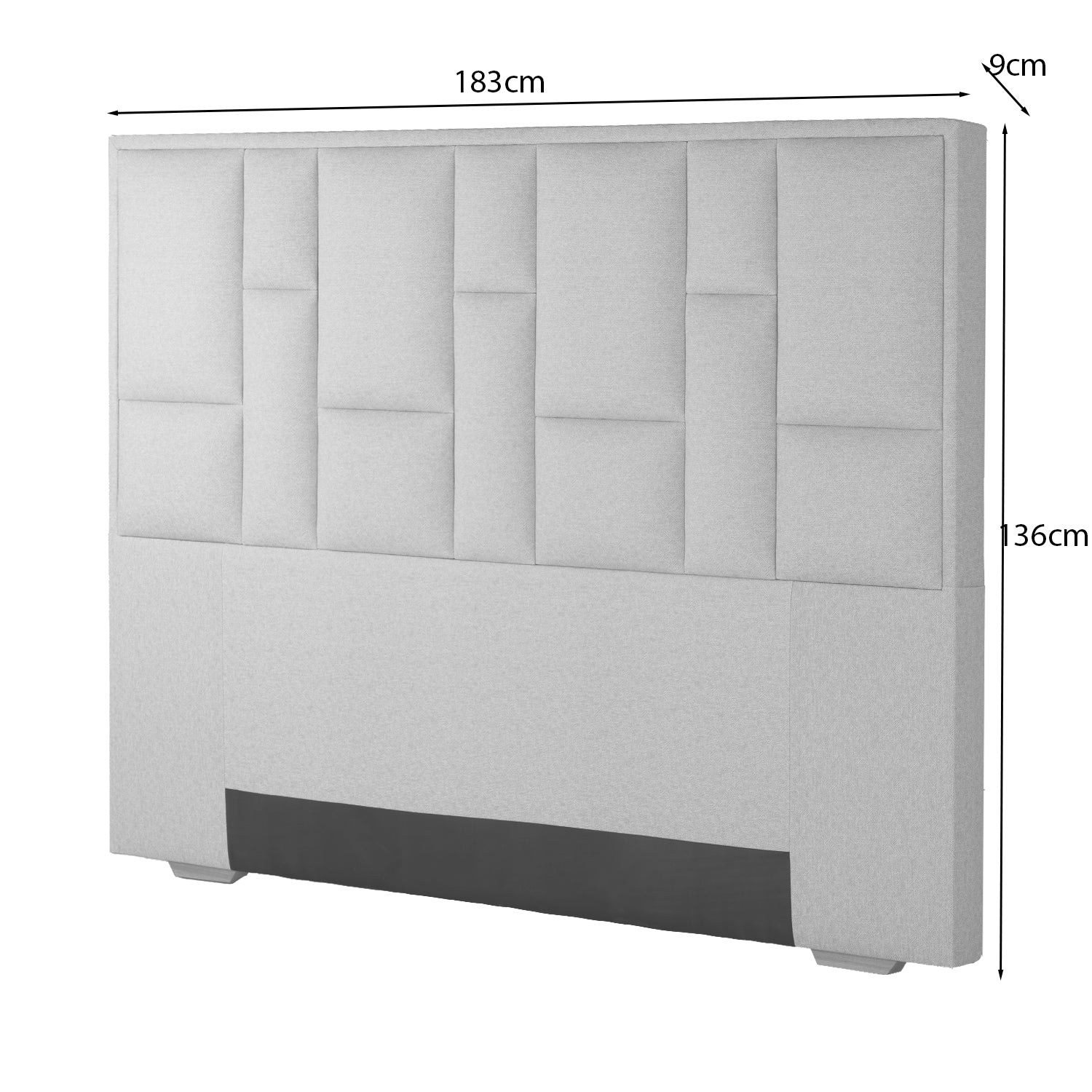 Cabecero 1.40/1.60  Thymon Plata