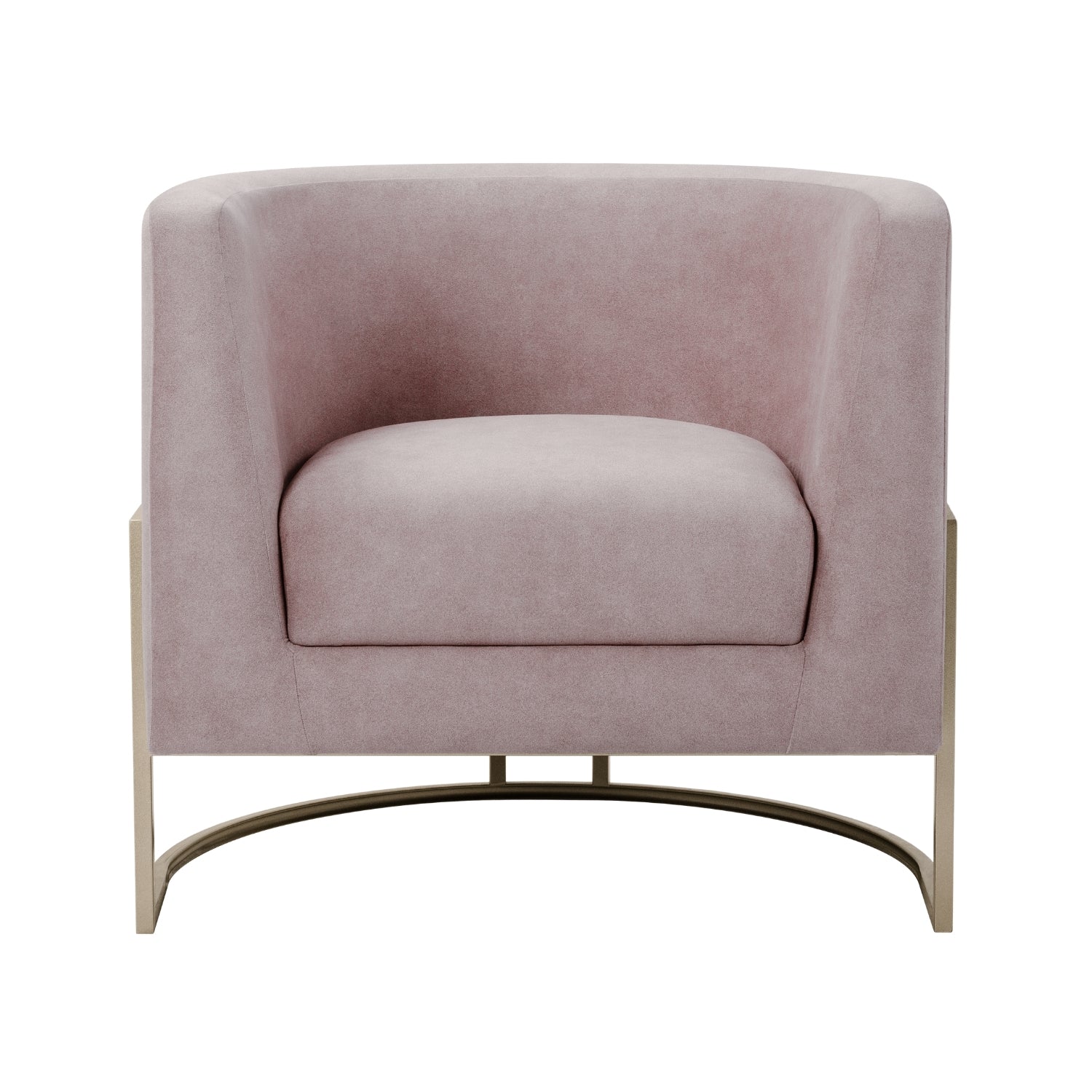 Poltrona Rieli Velvet Siena Rosa, Champaña