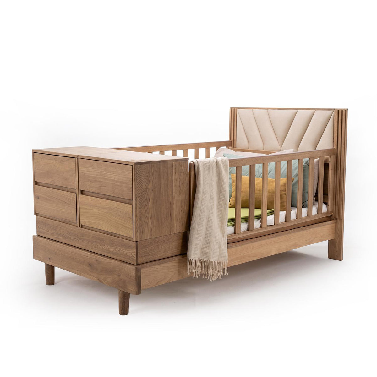 Cama Cuna 1.00 Artemisa Marfil, Natural