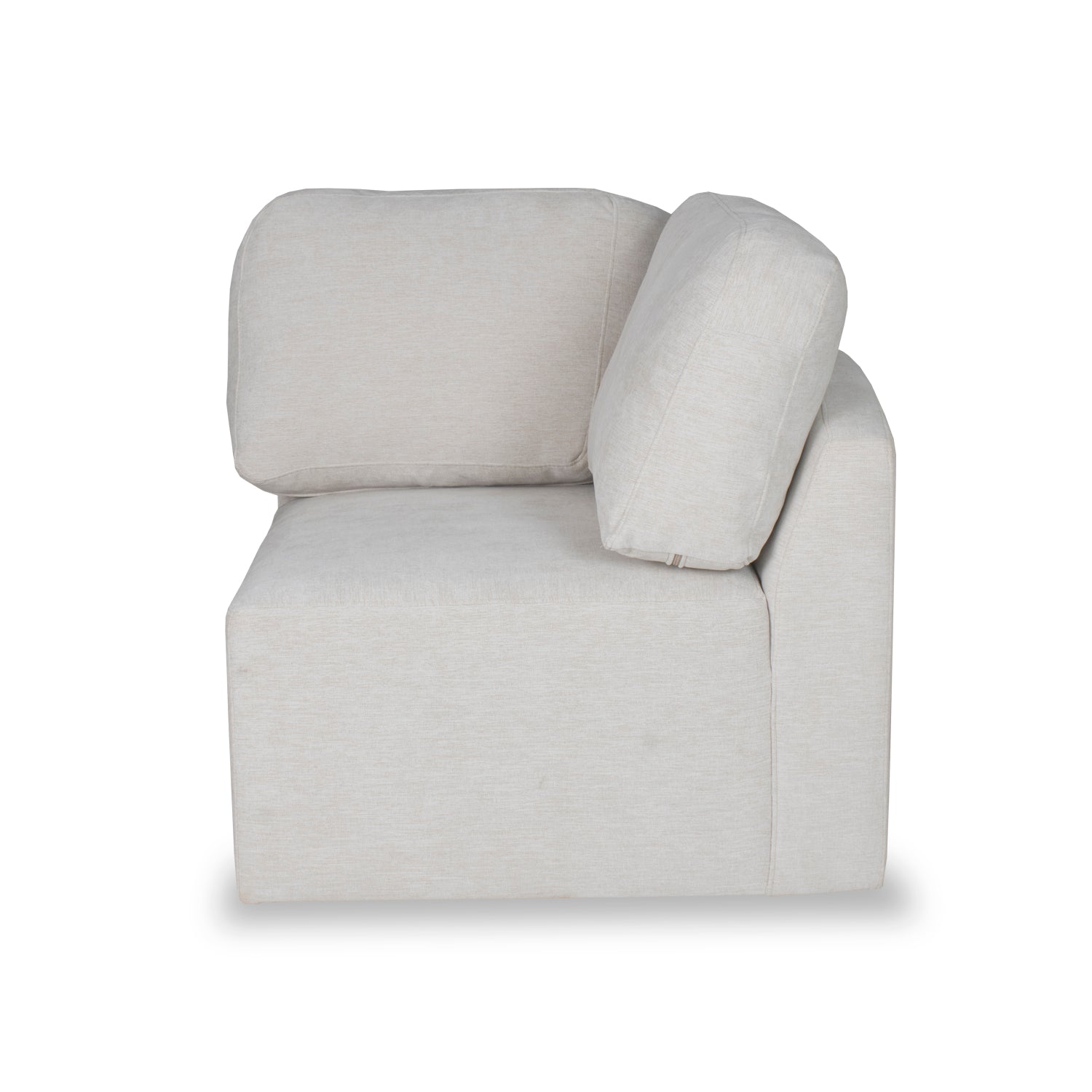 Poltrona Fray Chenille Touch Almendra Esquinero
