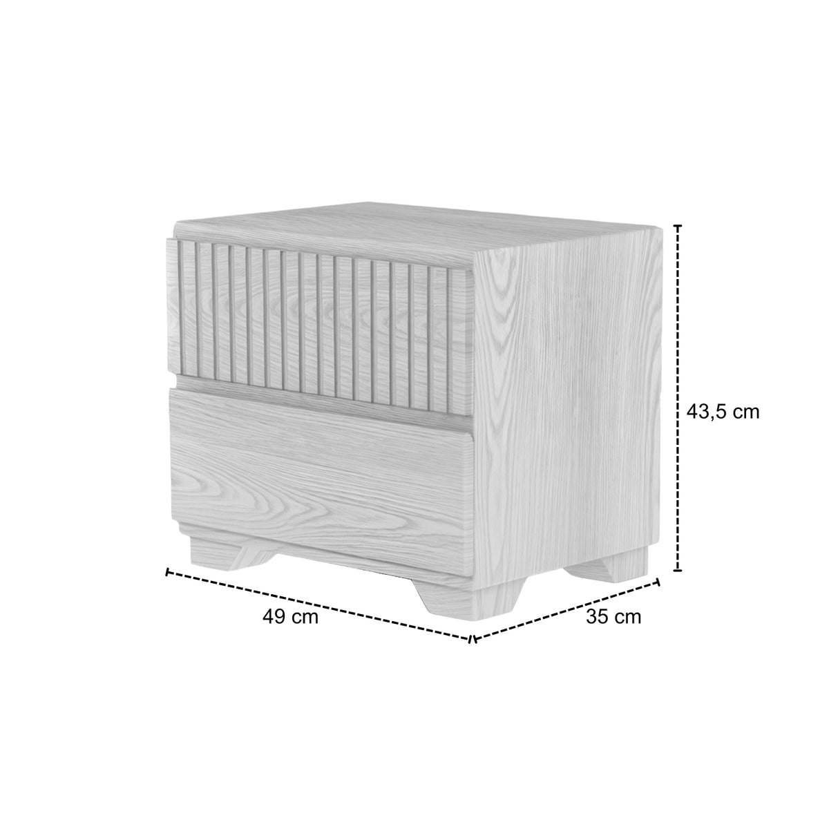 Juego de Alcoba Doble Texas Beige, Natural