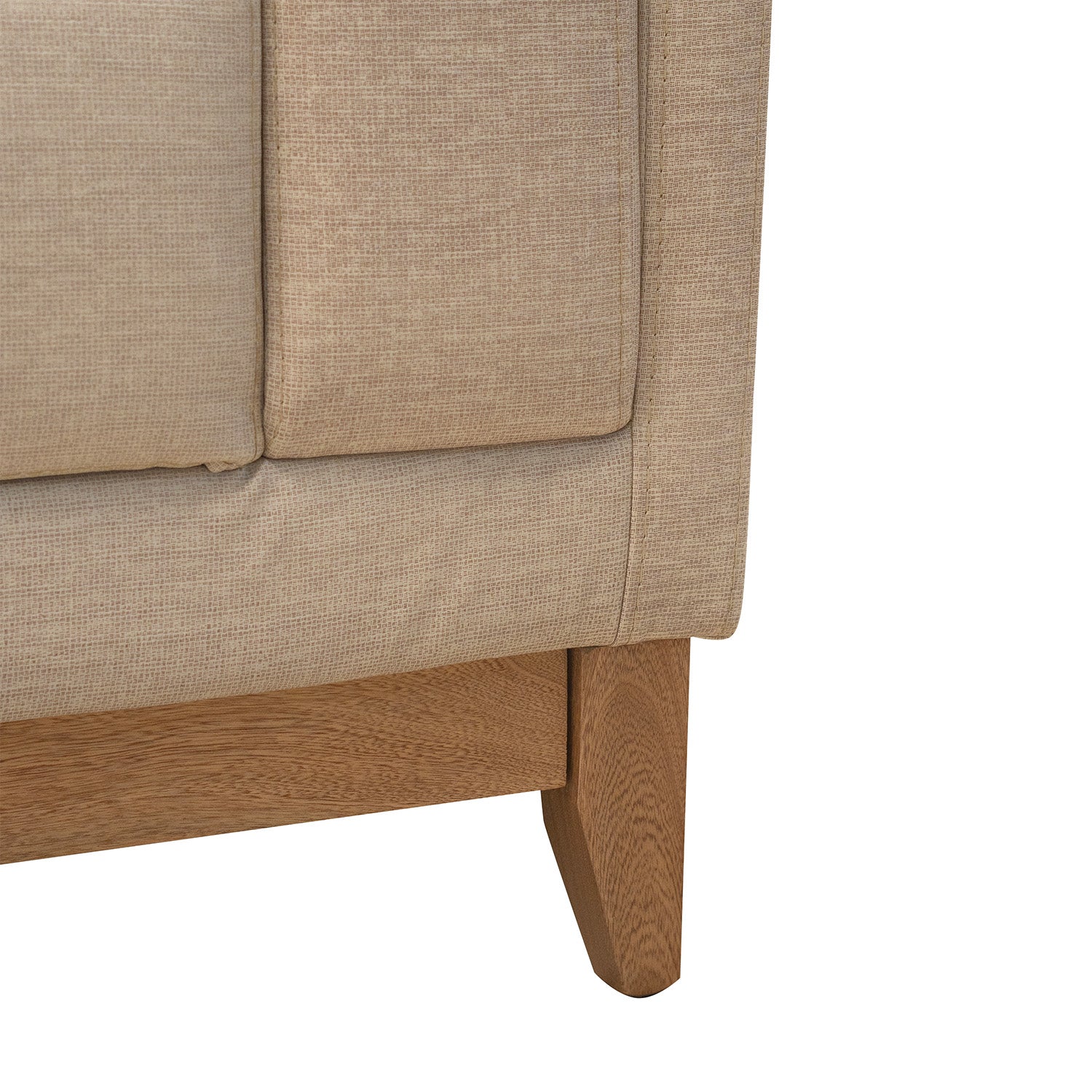 Sofá 2 Puestos Denise Eurolino Marbella Beige, Natural