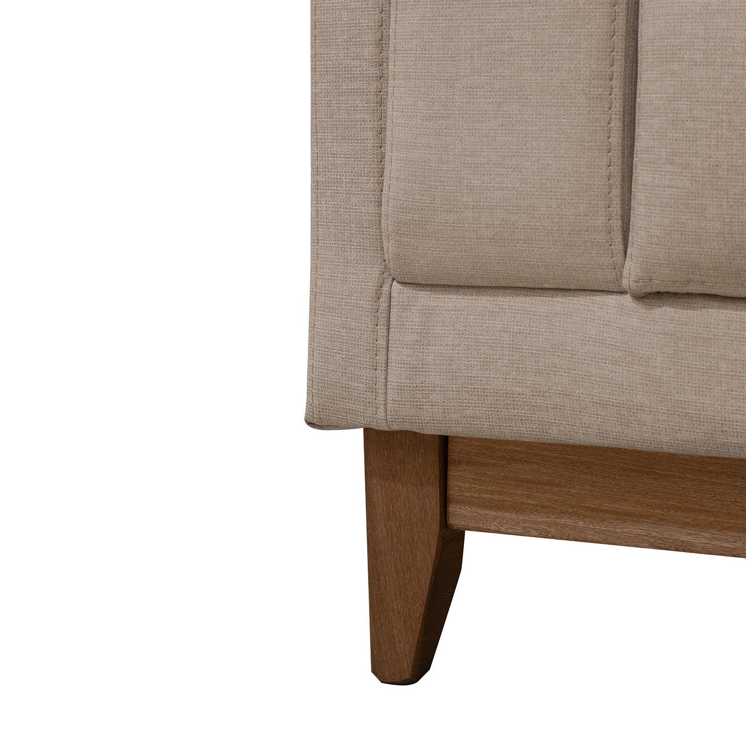 Sofá 3 Puestos Denise Eurolino Marbella Beige, Natural