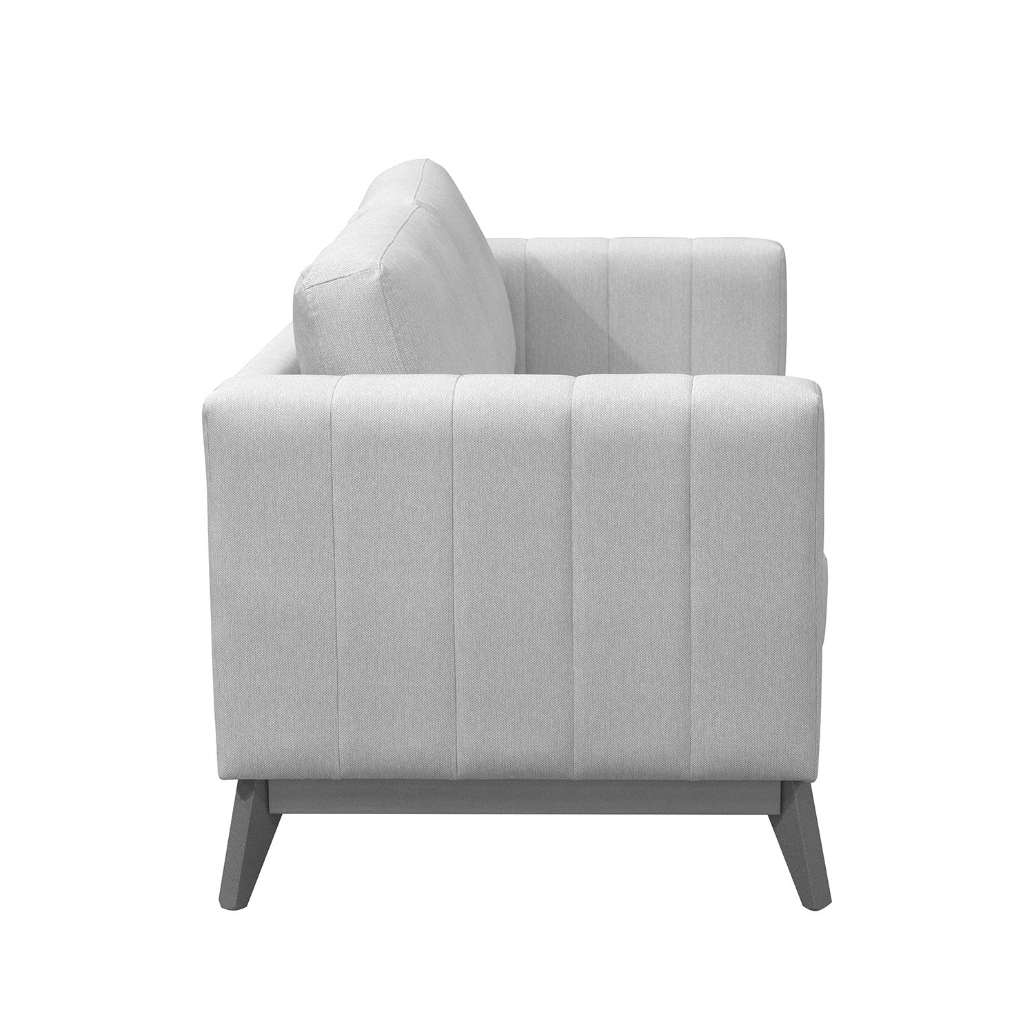 Sofá 3 Puestos Line Eurolino Gaira Plata 188 Cm