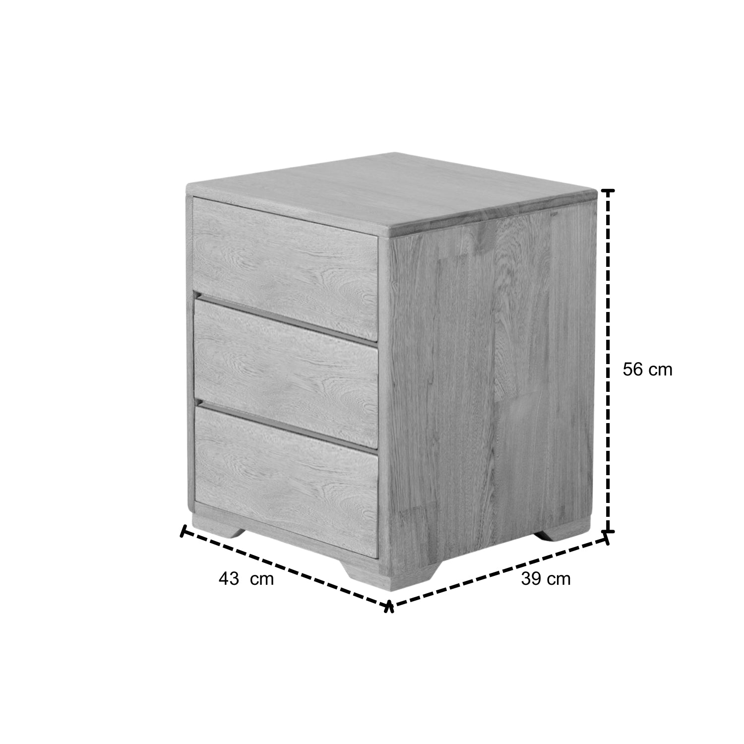 Mesa De Noche Mila Natural