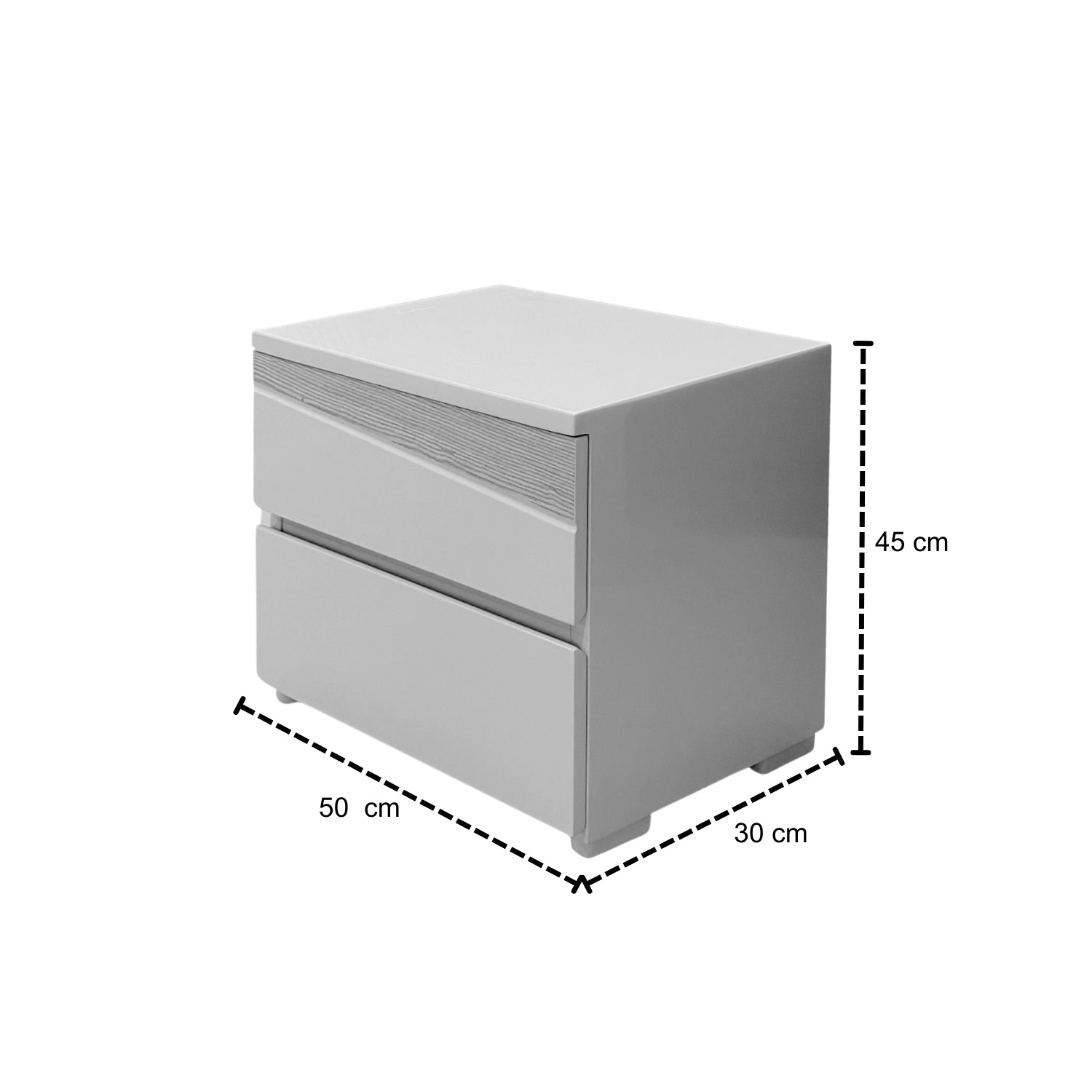 Mesa de Noche Daytona Greige