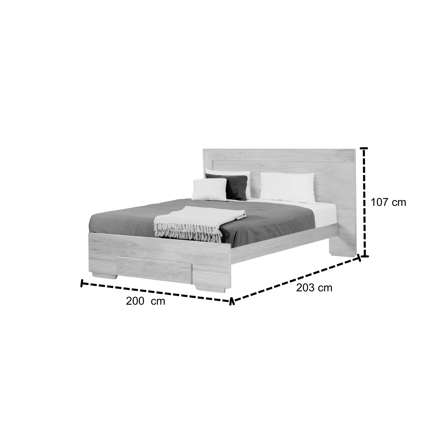 Cama Queen Oslo Natural