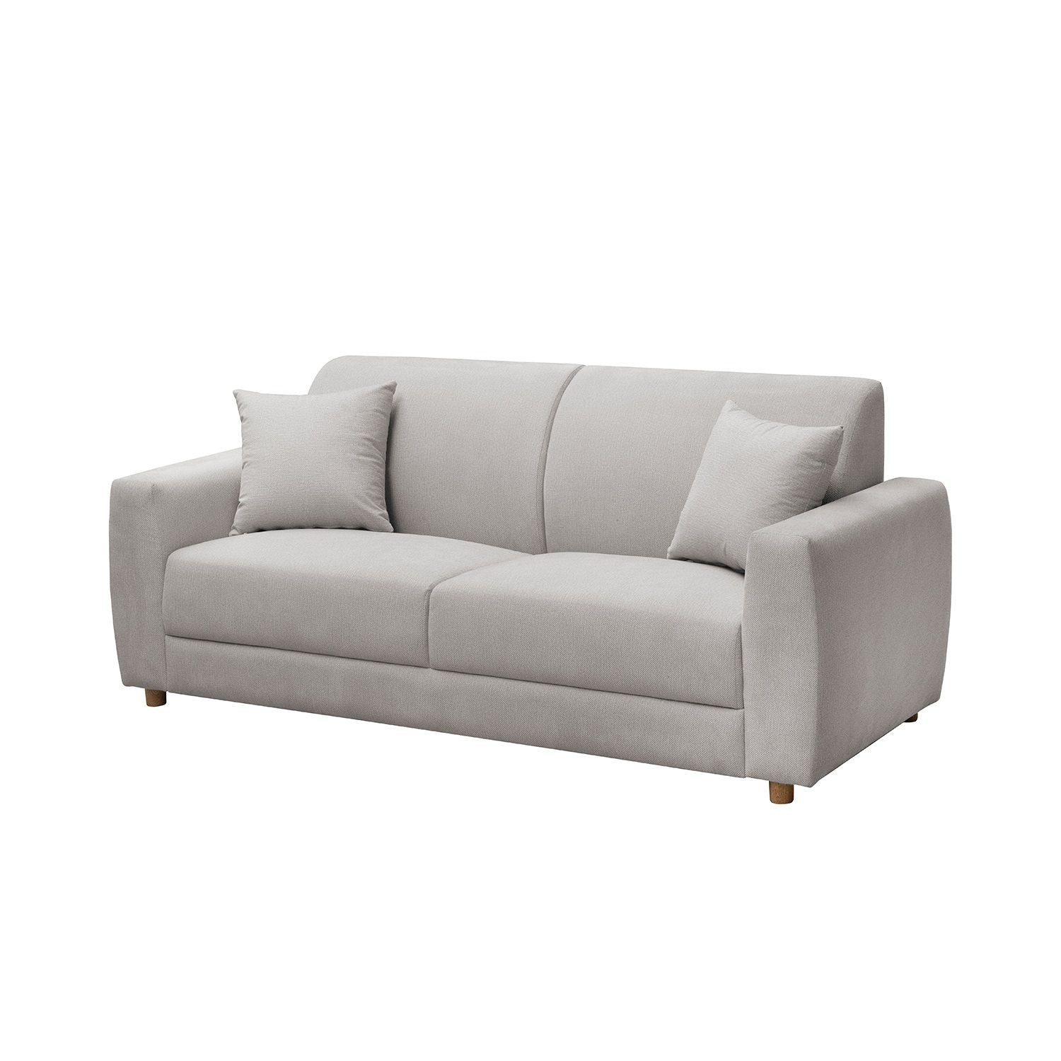 Sofá 3 Puestos Malibu Velvet Chalet Taupe, Natural